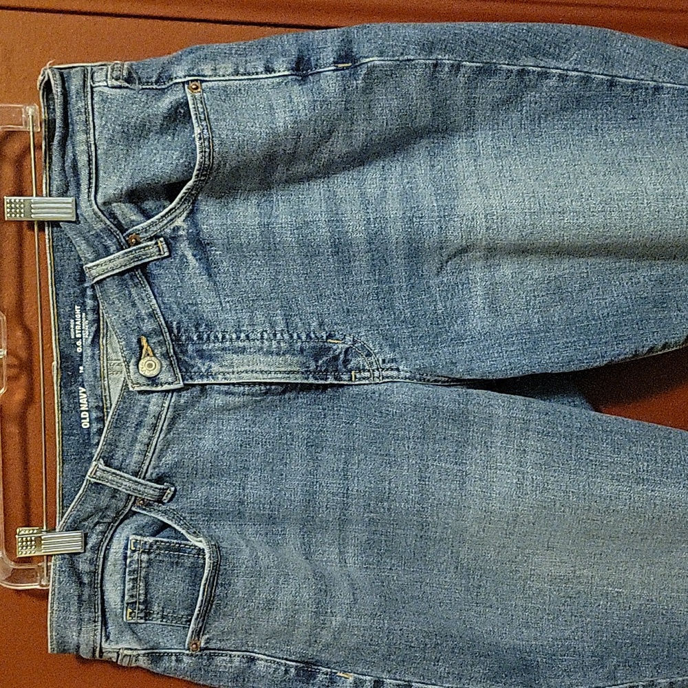Old Navy San Francisco Women's High Rise O.G. Straight Denim Jeans Size 16 - Picture 3 of 10